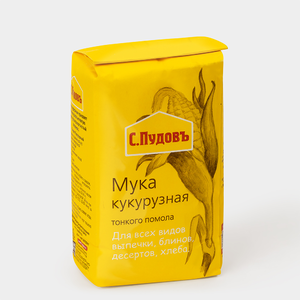 Мука кукурузная «С.Пудовъ», 450 г Мука кукурузная «С.Пудовъ», 450 г