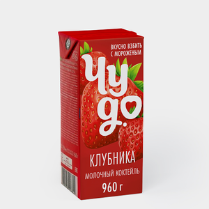 Коктейль молочный 2% «Чудо» Клубника, 960 г