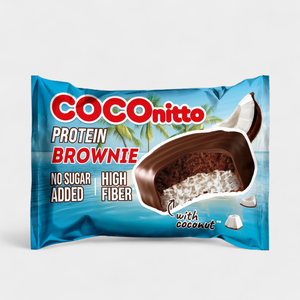 Печенье протеиновое «COCOnitto» BROWNIE с кокосом, 50 г Печенье протеиновое «COCOnitto» BROWNIE с кокосом, 50 г
