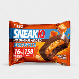Печенье протеиновое «FizIQ SNEAKIQ» с солёной карамелью и арахисом, 50 г Печенье протеиновое «FizIQ SNEAKIQ» с солёной карамелью и арахисом, 50 г