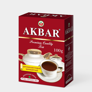 Чай черный «Akbar» крупнолистовой, 100 г Чай черный «Akbar» крупнолистовой, 100 г