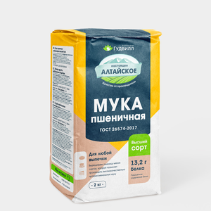 Мука «Гудвилл» высший сорт, 2 кг Мука «Гудвилл» высший сорт, 2 кг