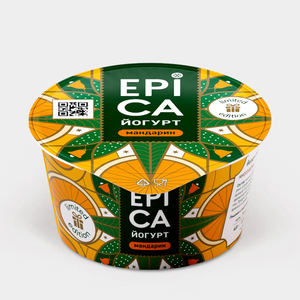 Йогурт 4.8% «Epica» с мандарином, 130 г Йогурт 4.8% «Epica» с мандарином, 130 г