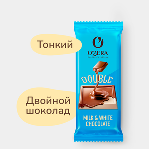 Шоколад «O'Zera» Double Milk & White chocolate, 24 г Шоколад «O'Zera» Double Milk & White chocolate, 24 г