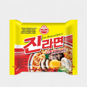 Лапша «Оттоги» Джин рамён, острый вкус, 120 г