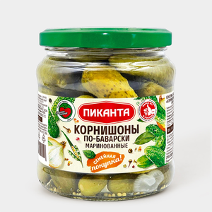 Корнишоны «Пиканта» По-баварски, 460 г Корнишоны «Пиканта» По-баварски, 460 г