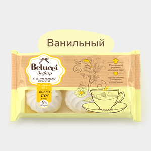 Зефир «Belucci» ванильный, 260 г Зефир «Belucci» ванильный, 260 г
