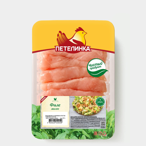 Филе цыпленка-бройлера «Петелинка» малое, 450 г Филе цыпленка-бройлера «Петелинка» малое, 450 г