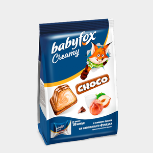 Конфеты вафельные «Babyfox» Creamy, 100 г Конфеты вафельные «Babyfox» Creamy, 100 г