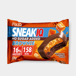 Печенье протеиновое «FizIQ SNEAKIQ» с солёной карамелью и арахисом, 50 г Печенье протеиновое «FizIQ SNEAKIQ» с солёной карамелью и арахисом, 50 г