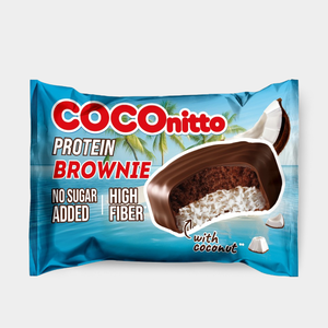 Печенье протеиновое «COCOnitto» BROWNIE с кокосом, 50 г Печенье протеиновое «COCOnitto» BROWNIE с кокосом, 50 г