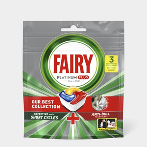 Капсулы для посудомоечных машин «Fairy» All-in-1 Лимон, 3 шт Капсулы для посудомоечных машин «Fairy» All-in-1 Лимон, 3 шт