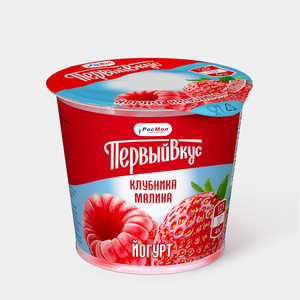Йогурт 2.5% «Первый вкус» Клубника – малина, 125 г