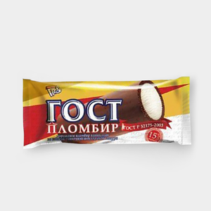 Пломбир ванильный «Фабрика грез» в шоколадной глазури, 80 г