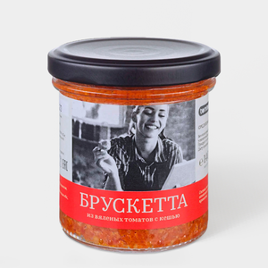 Консервы закусочные «Tomtom» Брускетта из вяленых томатов с кешью, 140 г