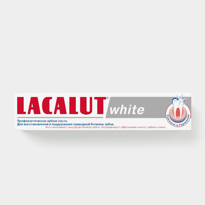 Зубная паста «Lacalut» White, 50 мл