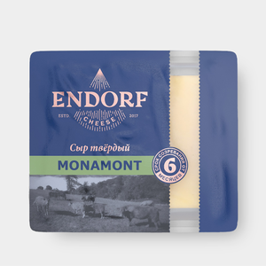 Сыр твердый 50% «Endorf» Monamont, 0,1 - 0,3 кг