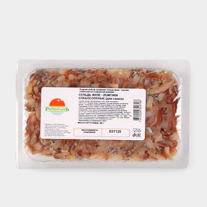 Сельдь «Рыбный день» филе- ломтики для салата, 200 г Сельдь «Рыбный день» филе- ломтики для салата, 200 г