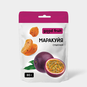 Маракуйя сушеная «Good fruit», 80 г