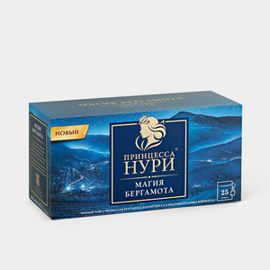 Чай черный «Принцесса Нури» Магия бергамота, 25 пакетиков Чай черный «Принцесса Нури» Магия бергамота, 25 пакетиков