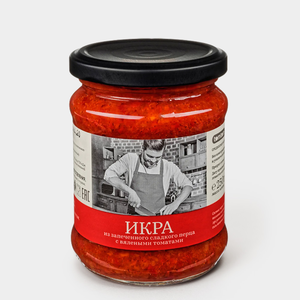 Икра «Tomtom» из запеченного сладкого перца с вялеными томатами, 250 г