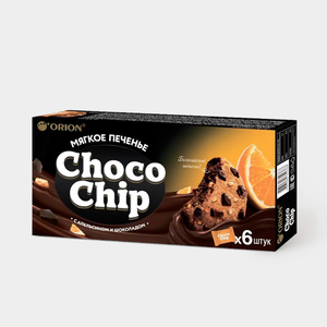 Печенье «ChocoChip» с апельсином и шоколадом, 120 г Печенье «ChocoChip» с апельсином и шоколадом, 120 г