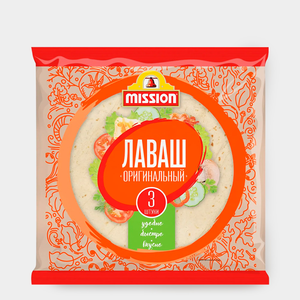 Лаваш «Mission» Оригинальный, 3шт, 270 г Лаваш «Mission» Оригинальный, 3шт, 270 г
