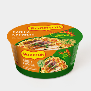 Лапша «Роллтон» куриная, По-домашнему, 90 г Лапша «Роллтон» куриная, По-домашнему, 90 г