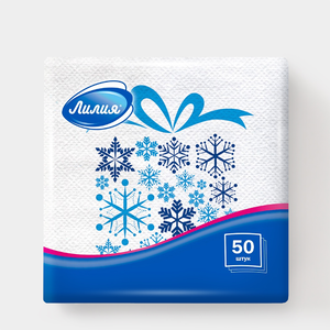 Салфетки «Лилия» Однослойные, 50 шт Салфетки «Лилия» Однослойные, 50 шт