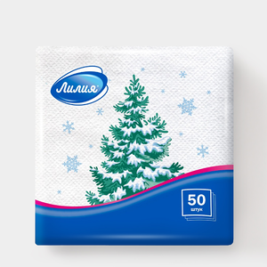 Салфетки «Лилия» Однослойные, 50 шт Салфетки «Лилия» Однослойные, 50 шт