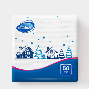 Салфетки «Лилия» Однослойные, 50 шт Салфетки «Лилия» Однослойные, 50 шт