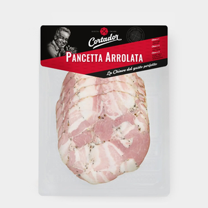 Свинина копчено-вареная «Кортадор» Панчетта Арролата, 120 г