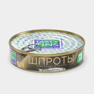 Шпроты «Tasty Tins» в масле, 160 г Шпроты «Tasty Tins» в масле, 160 г