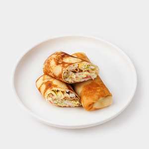 Фаршированные блины с крабом и яйцом, 200 г