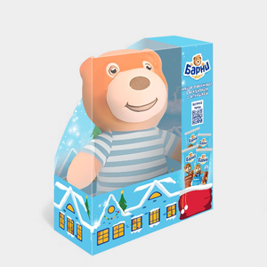 Набор бисквитных пирожных «Медвежонок Барни» с игрушкой, 120 г