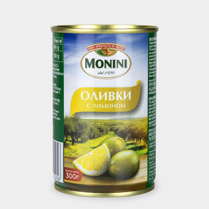 Оливки «Monini» с лимоном, 300 г Оливки «Monini» с лимоном, 300 г
