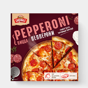 Пицца «Cardinale» Пепперони, 380 г Пицца «Cardinale» Пепперони, 380 г