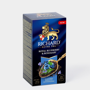 Чай «Richard» «Royal Blueberry & Rosemary» чёрный ароматизированный, 42,5 г