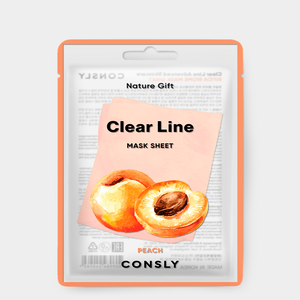 Тканевая маска «Consly» увлажняющая с экстрактом персика, 25 мл Тканевая маска «Consly» увлажняющая с экстрактом персика, 25 мл