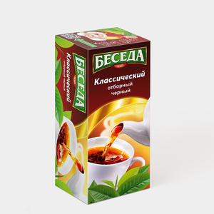 Чай черный «Беседа» Классический, 25 пакетиков, 50 г Чай черный «Беседа» Классический, 25 пакетиков, 50 г
