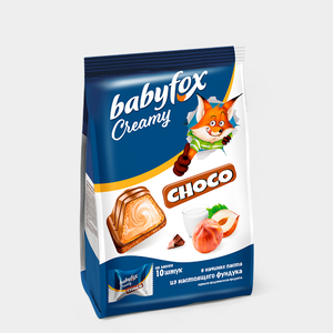 Конфеты вафельные «Babyfox» Creamy, 100 г