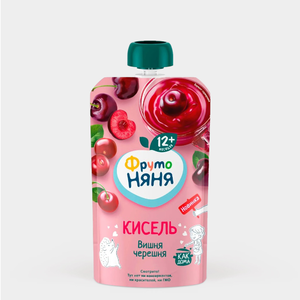 Кисель «ФрутоНяня» из вишни и черешни, 130 г