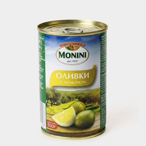 Оливки «Monini» с лимоном, 300 г