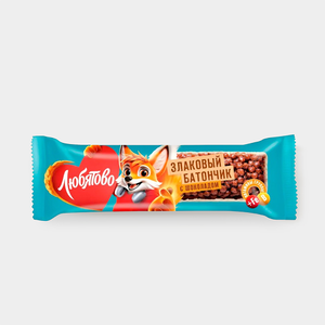 Злаковый батончик «Любятово» с шоколадом и витаминами, 25 г