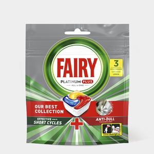 Капсулы для посудомоечных машин «Fairy» All-in-1 Лимон, 3 шт Капсулы для посудомоечных машин «Fairy» All-in-1 Лимон, 3 шт