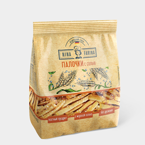 Хлебные палочки «Nina Farina» с солью, 145 г