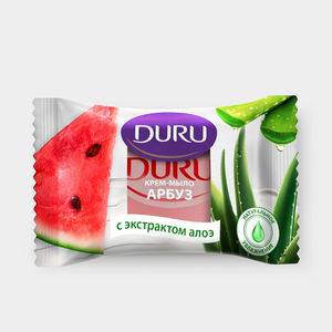 Крем-мыло «Duru» Арбуз, с экстрактом алоэ, 80 г