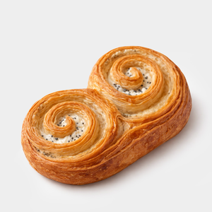 Плюшка с маково-творожной начинкой, 77 г