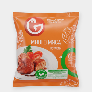 Котлеты «Новосибирская птицефабрика» Много мяса, 400 г