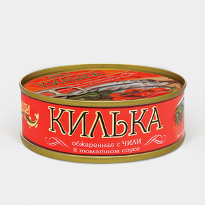 Килька «Laatsa» обжаренная в томатном соусе с чили, 240 г Килька «Laatsa» обжаренная в томатном соусе с чили, 240 г